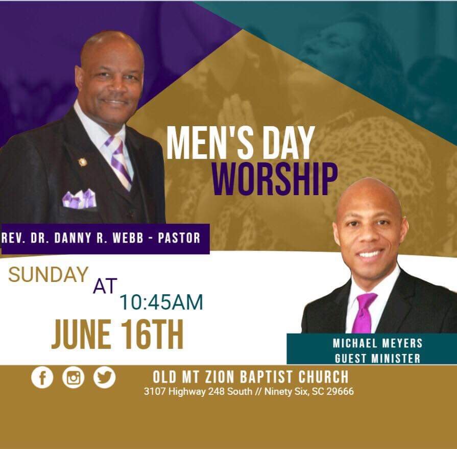 Men's Day @ Old Mount zion Baptist Church